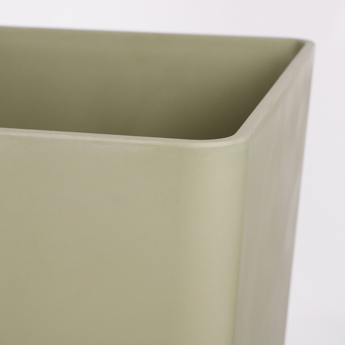 Mica decorations jardinière orion - 29x29x46 cm - vezels - vert