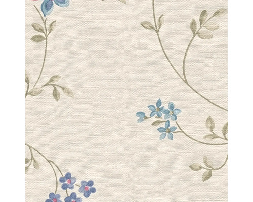 Vliesbehang 39071-1 Maison Charme bloemenwijnstok crèmegroen