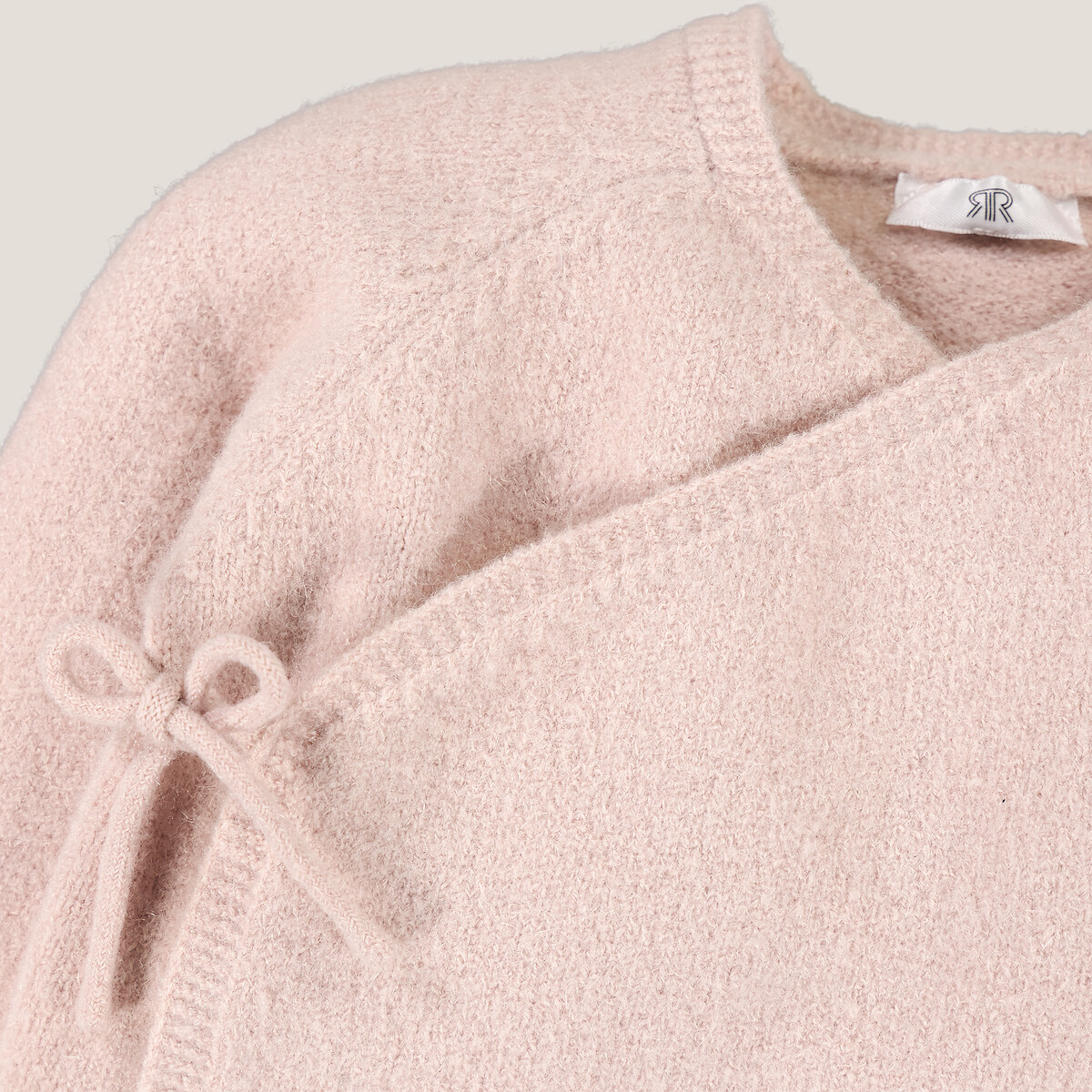 LA REDOUTE COLLECTIONS<br>Camisola com decote em V em jersey mousse