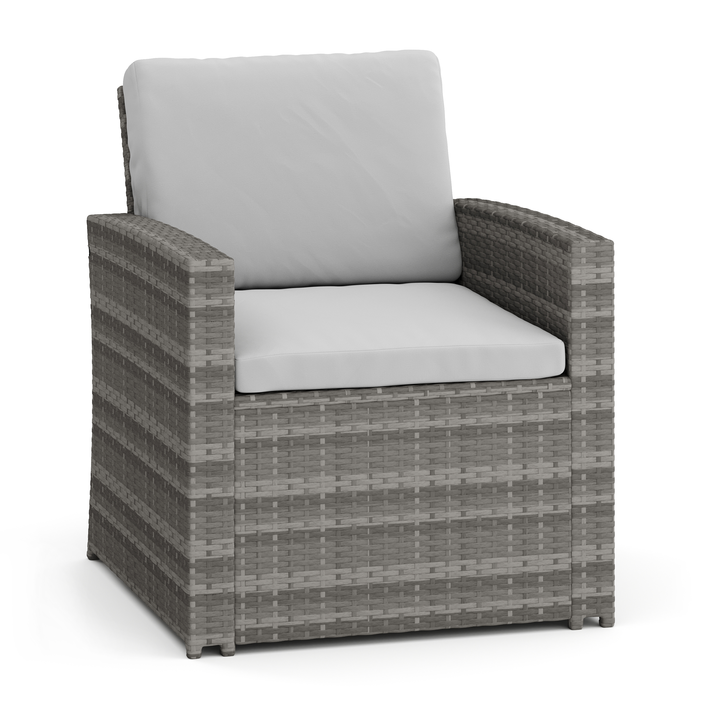 Gartenset Rattan MILENA grau