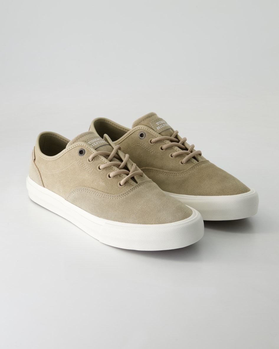 Tommy Hilfiger TH HI VULC LOW OXFORD SUEDE Sneaker in Beige