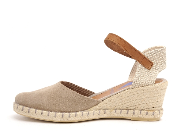 Verbenas nu pieds talons femme malena beige