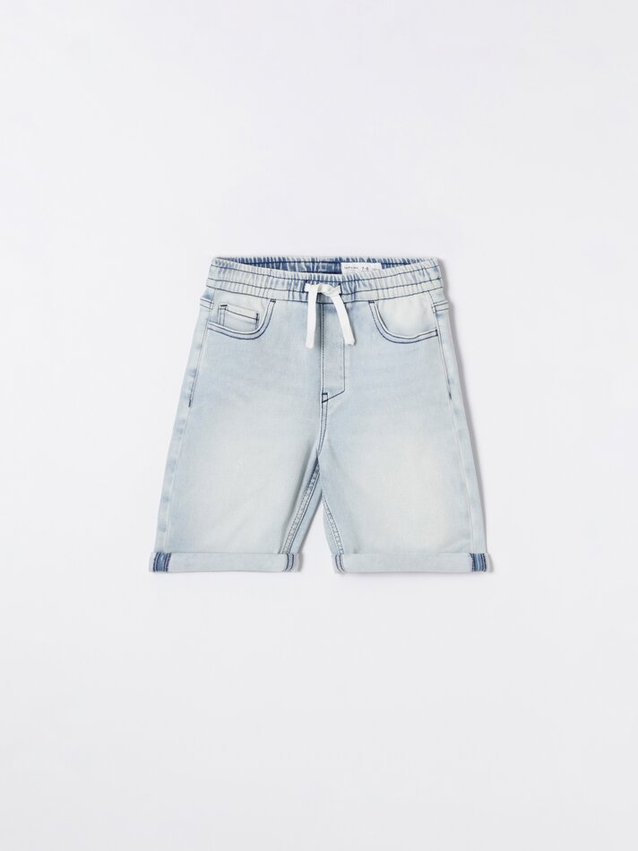 Bermuda jogger jeans - Indigo