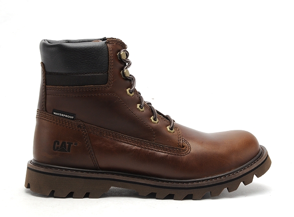 Caterpillar boots bottine homme deplete wp marron