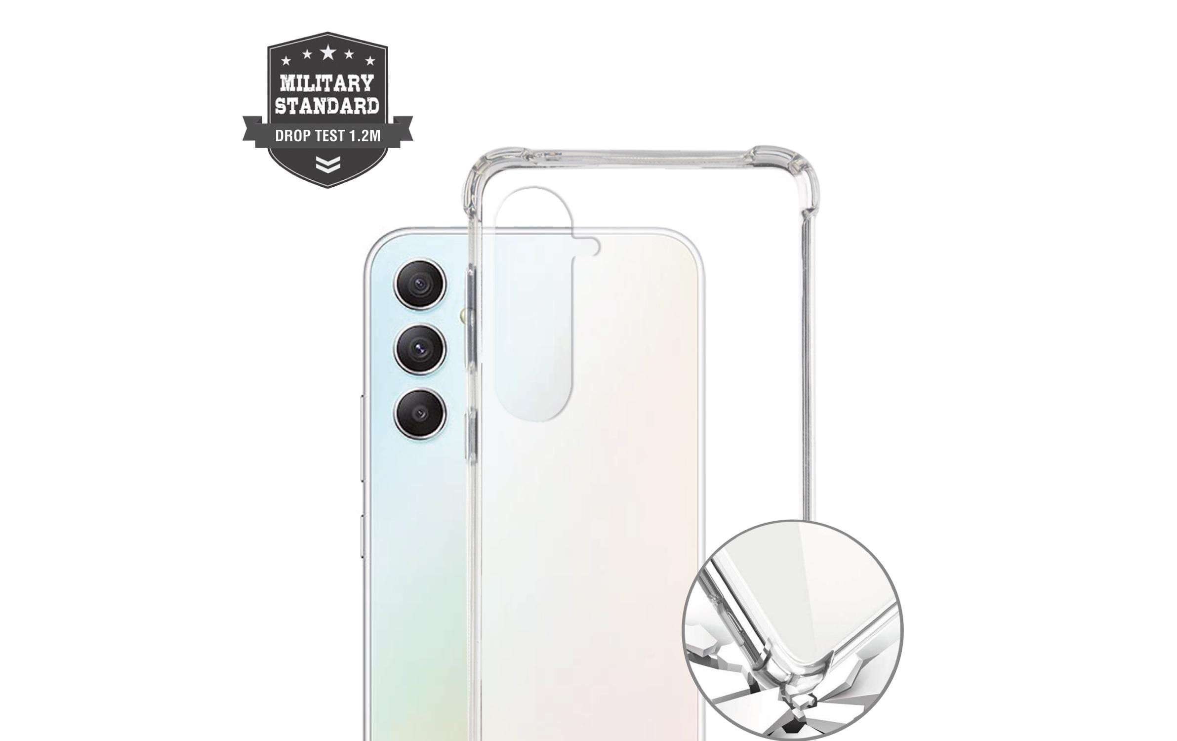 Back Cover Hybrid Case Ibiza Galaxy A55 5G TransparentBack Cover für Samsung Galaxy A55 5G