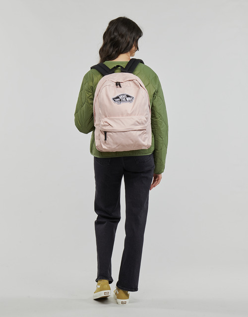 Vans - FORCES OS SHORT REVERSIBLE JACKET - Kaki / Rose