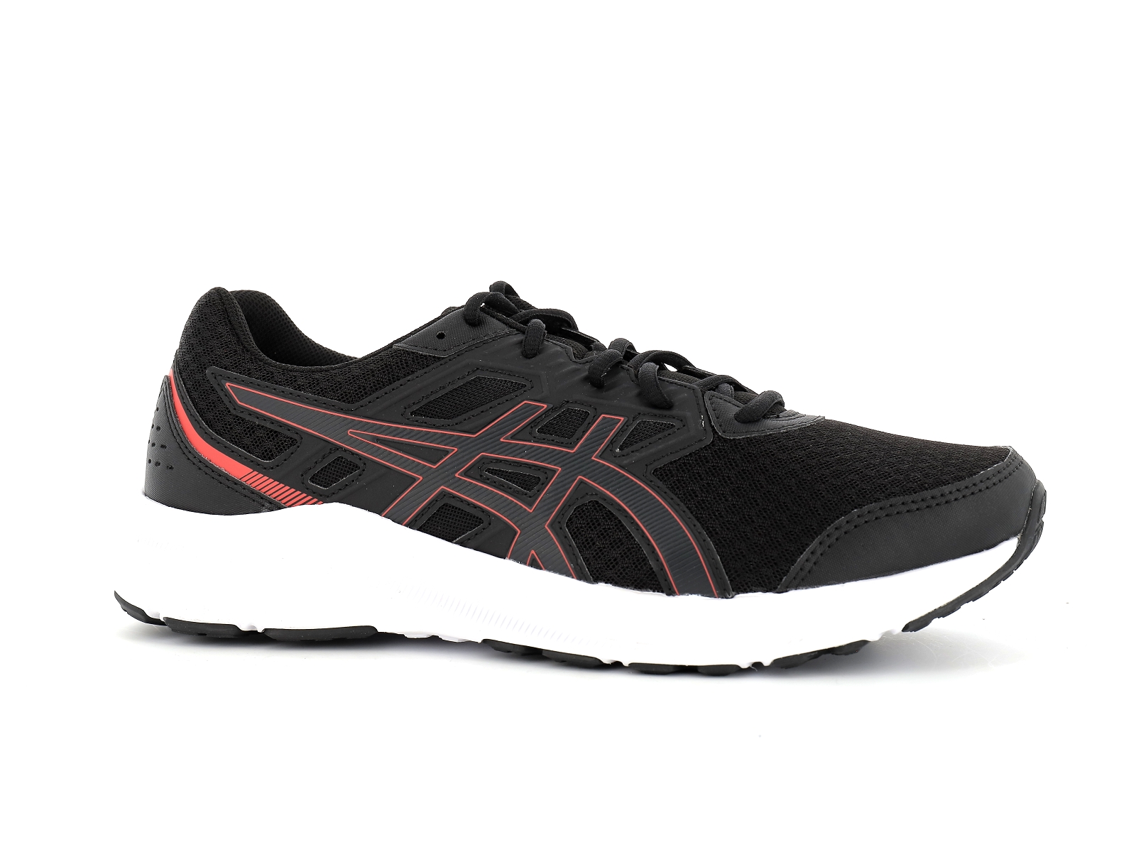 Asics-1011B034 Matières combinées Noir Rouge