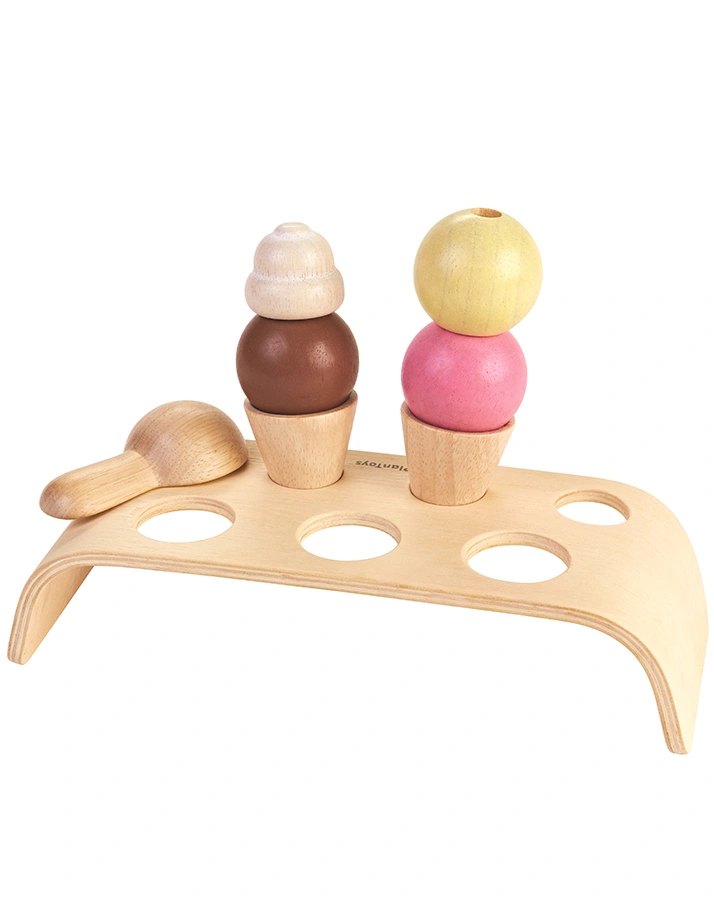 Holz-Spielzeug EISCREME-SET 8-teilig