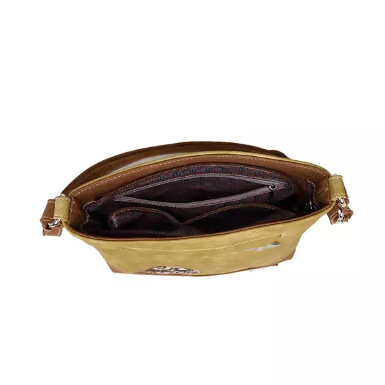 Hi-di-Hi Appetizer Crossbody Bag Yellow/ Cognac