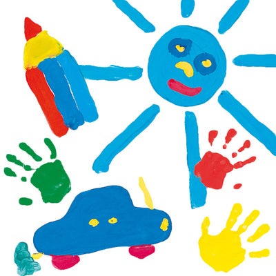 SES Creative Fingermaling 4 Farger