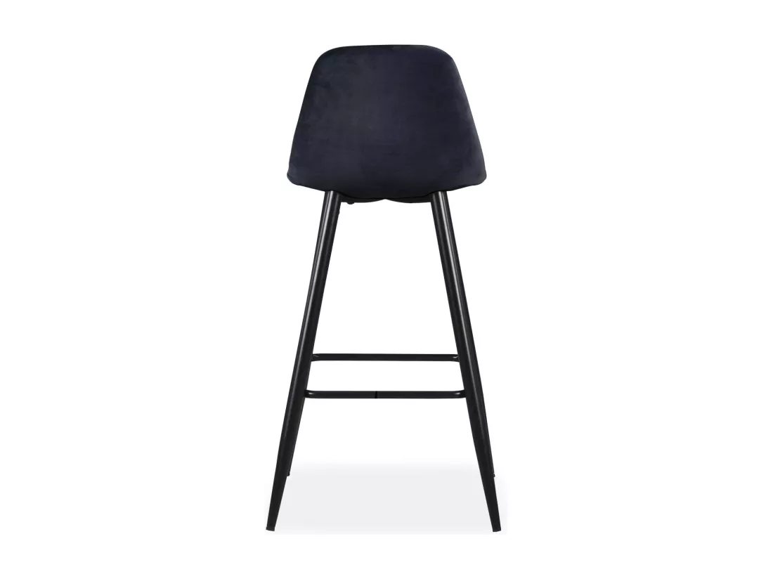 Lot de 4 Chaises de Bar Velours 