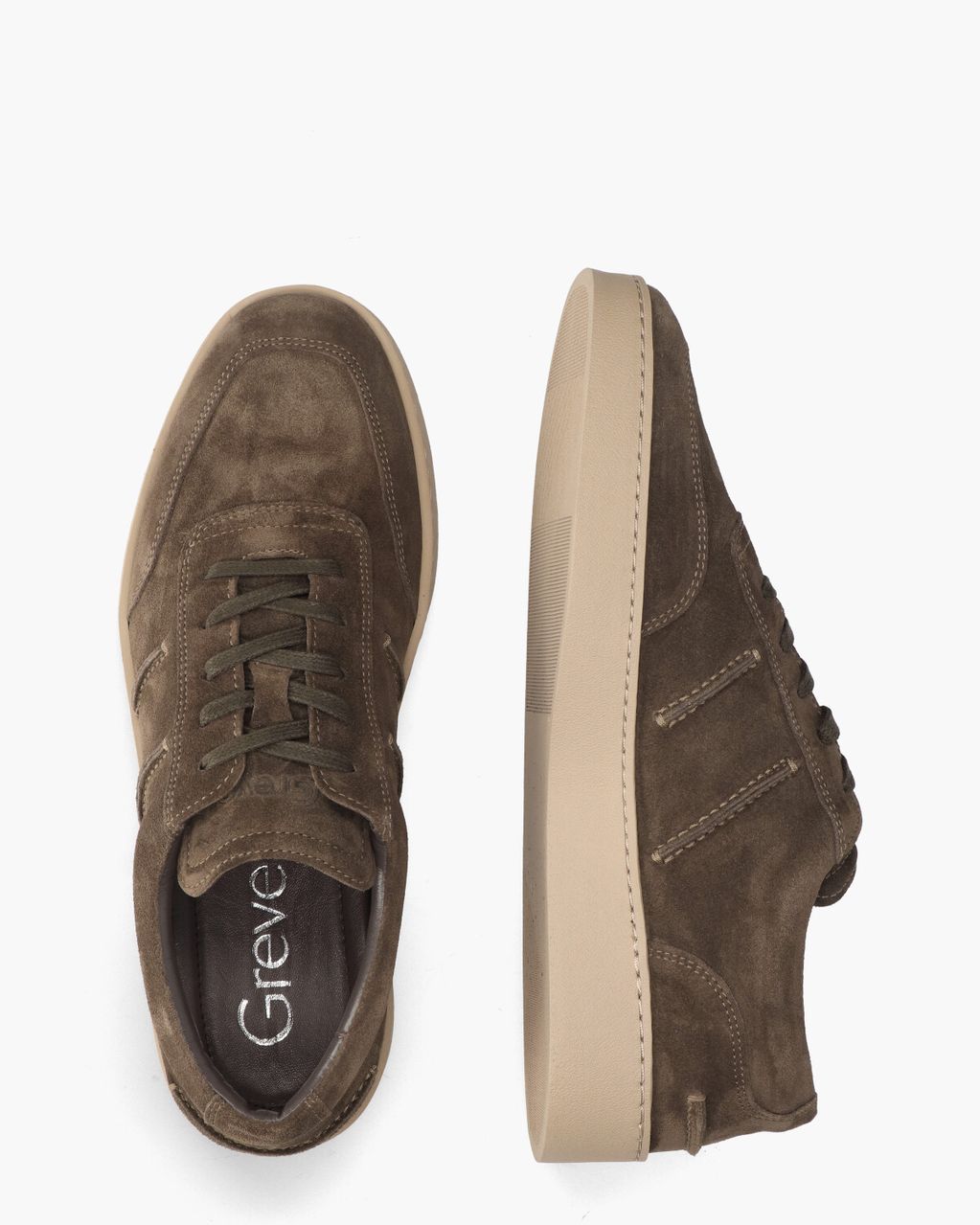 Greve Wave Bruin Herensneakers