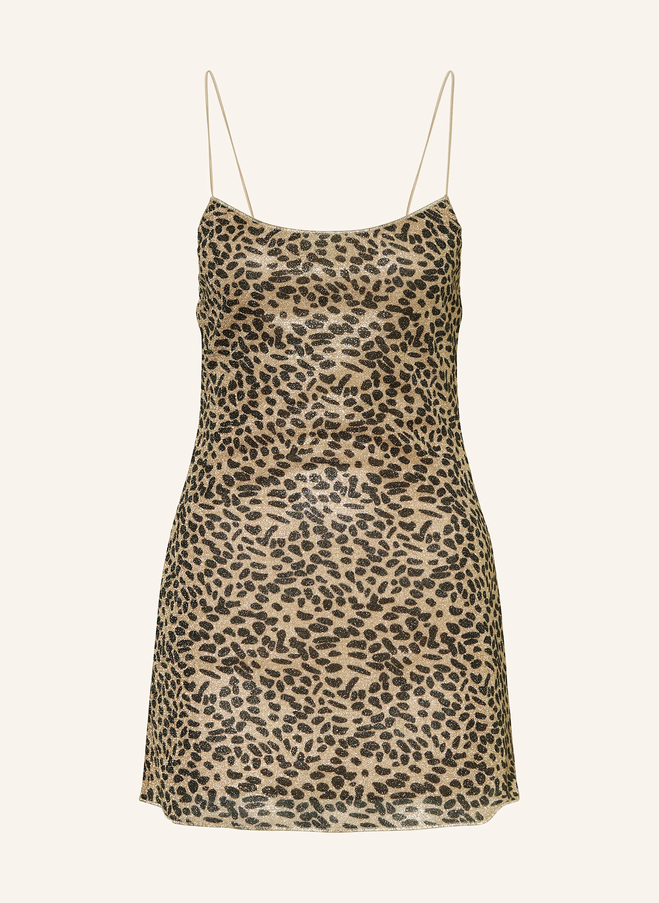 Oséree Strandkleid ANIMALIER LUMIERE mit Glitzergarn
