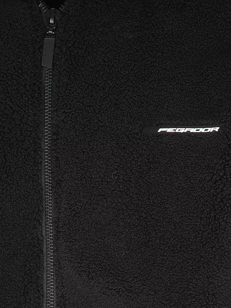 PEGADOR Fleecejacke ABSECON schwarz