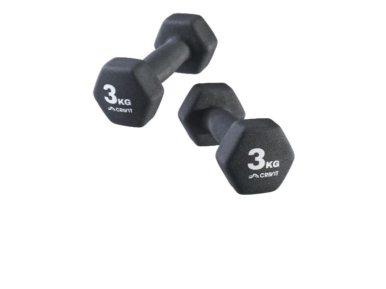 Hexagon dumbbells