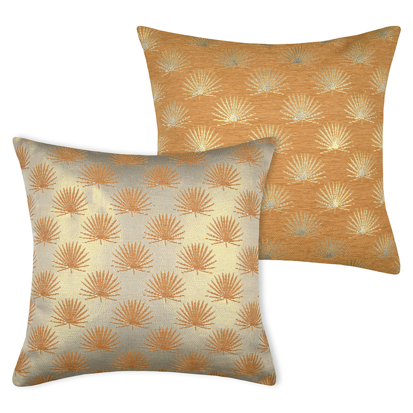 Stof Coussin Pemba safran - 45x45 cm