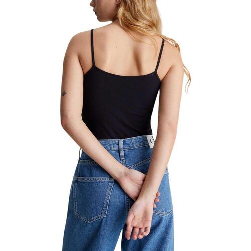 Calvin Klein Jeans - MONOLOGO STRAPPY BODY Negro