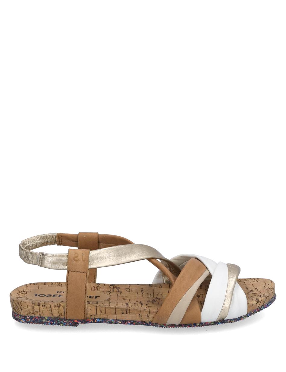 Sandale Henriette 03, camel-multi