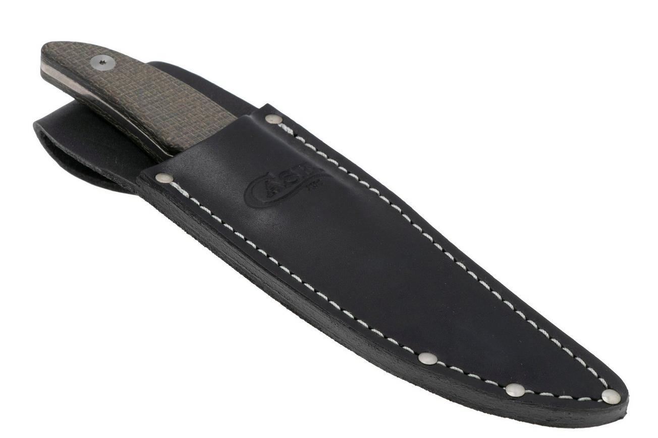 Case Hunter CT1, 76935 Stonewashed Nitro V Green Burlap Micarta, jachtmes