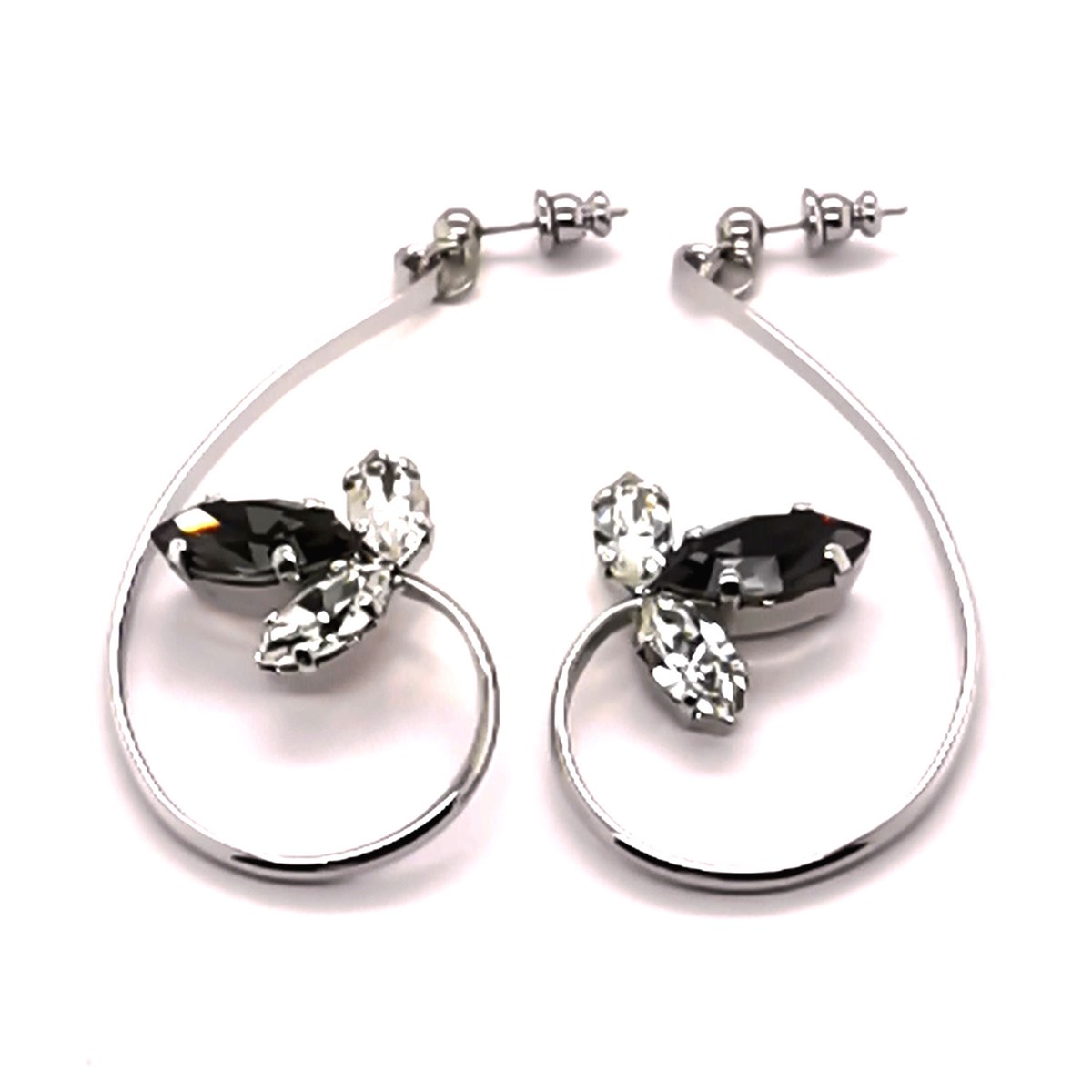 Boucles d'oreilles Andrea Marazzini NavettePrintemps noir