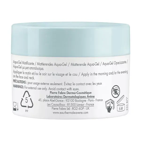 Avène Cleanance Gel Matificante Aqua-Gel 50ml