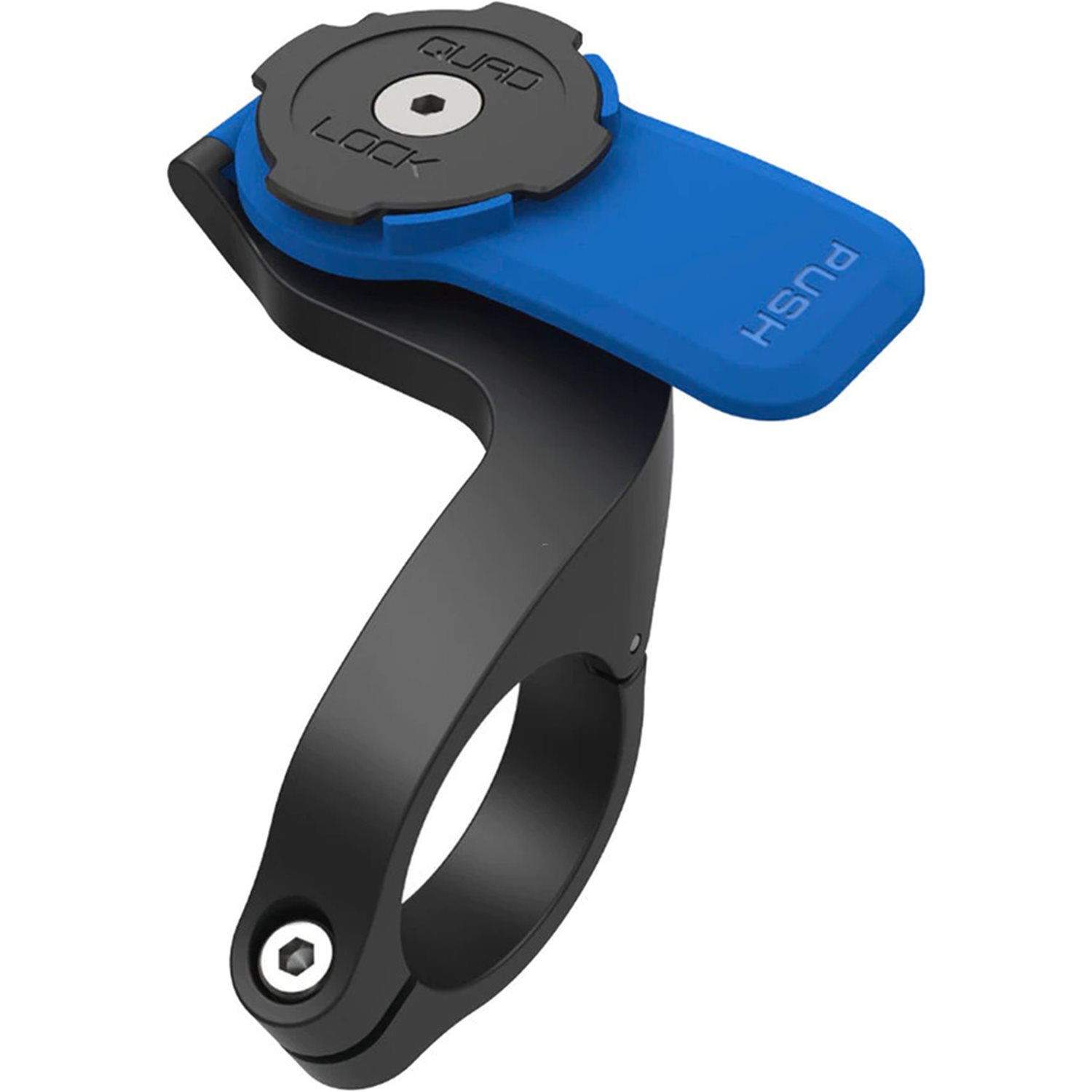 Out Front Mount V2 Universal 360° Grad Fahrrad Velo Halterung mit Sicherungsverschluss (QLM-OFM-2) - Schwarz / Blau