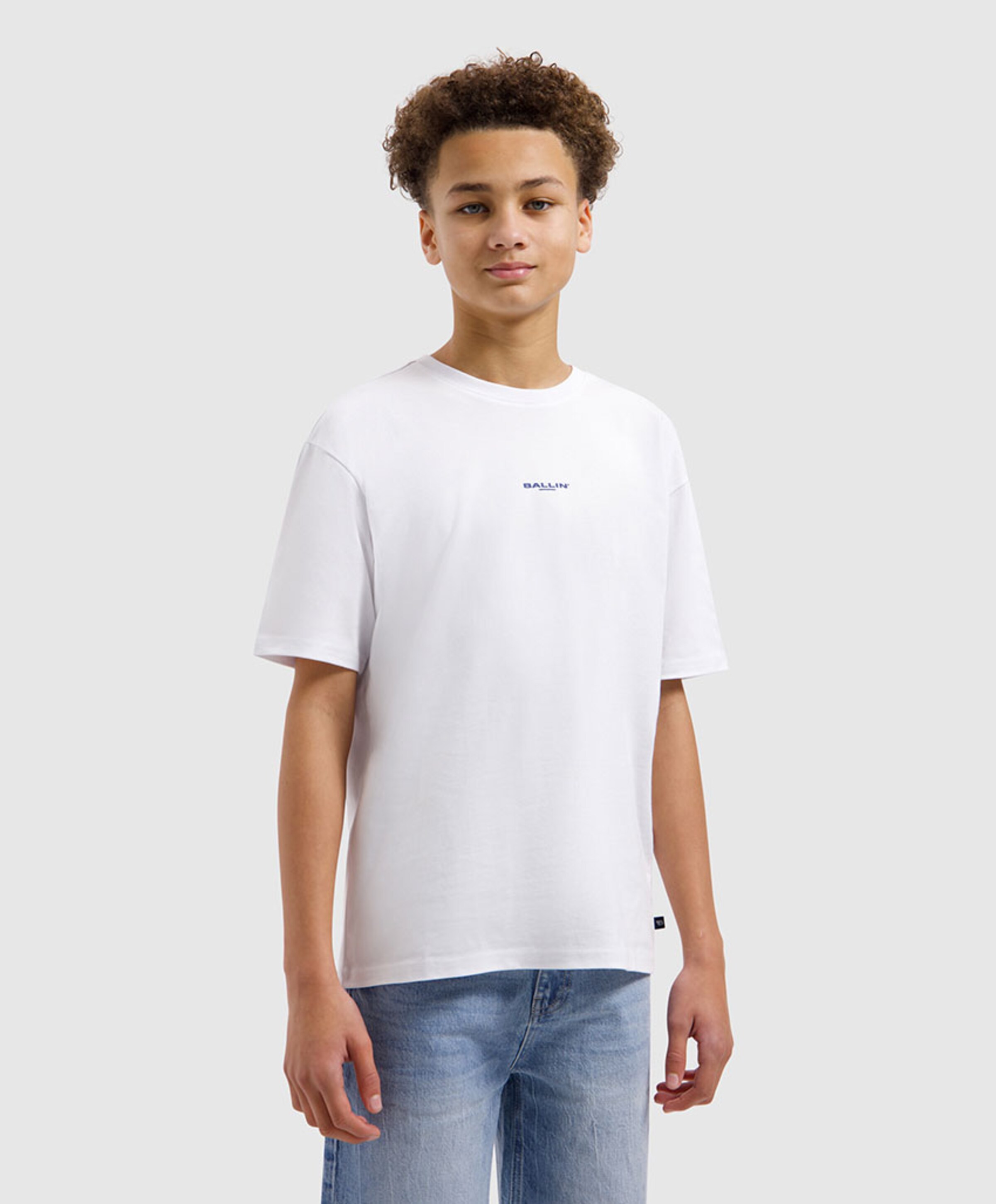 Ballin Jongens T-shirt wit