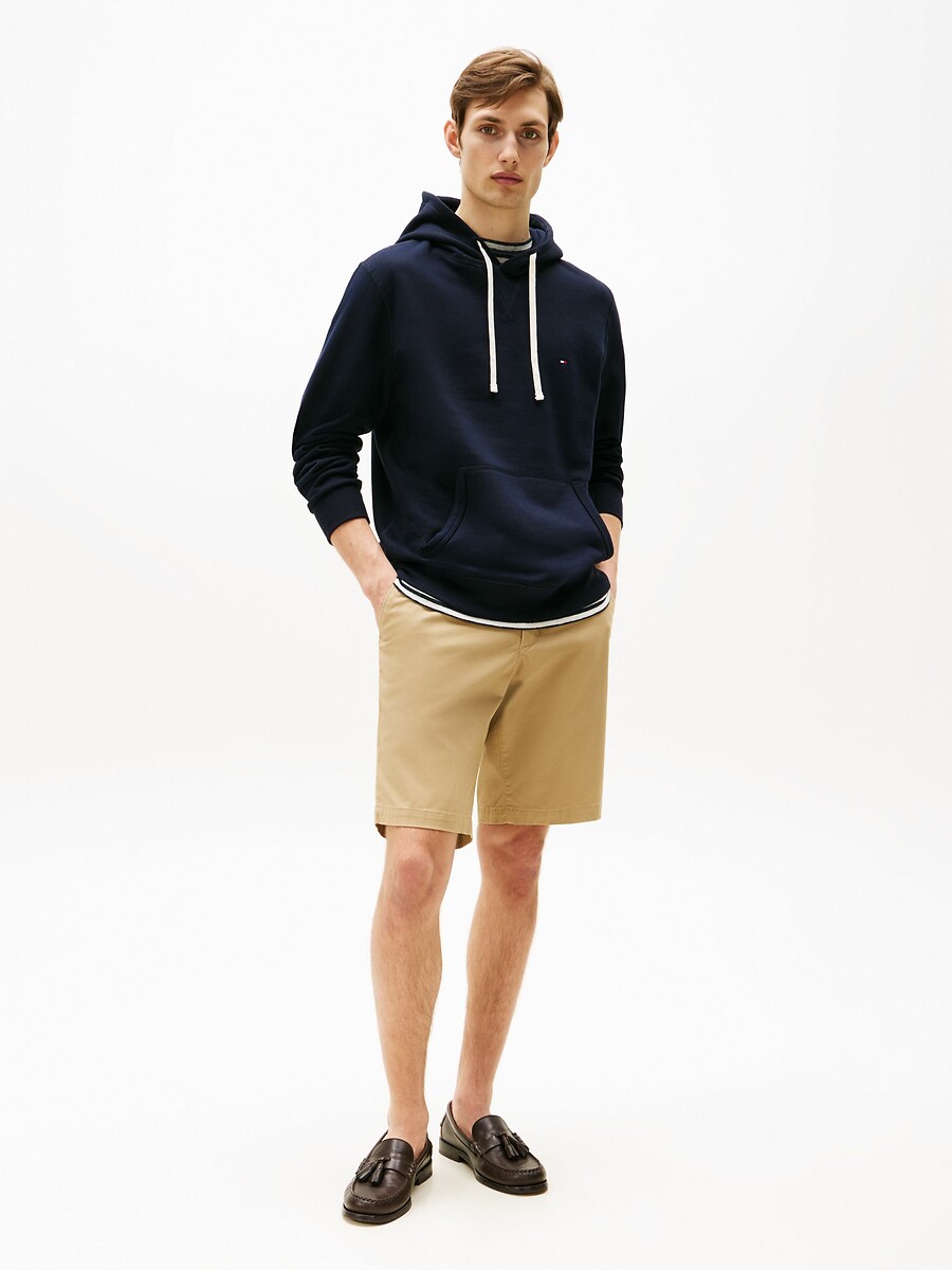 TOMMY HILFIGER<br>Moletom com capuz de gola redonda