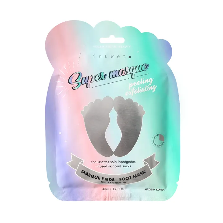 Inuwet Masques pieds exfoliant