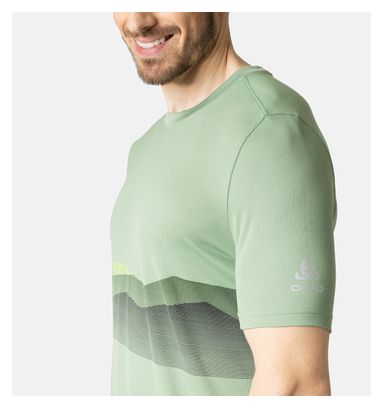 Maillot Manches Courtes Odlo F-Dry Ridgeline Vert