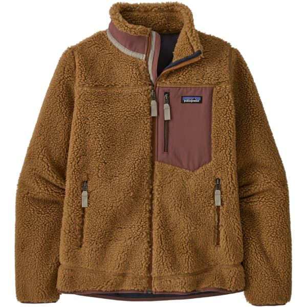 Veste polaire PATAGONIA W'S CLASSIC RETROX JKT NEST BROWN W/DULSE MAUVE