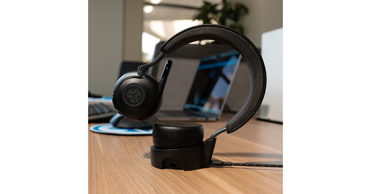 JLabEpic Work ANC Wireless On-Ear Headset    (Zwart, USB-C / Bluetooth)