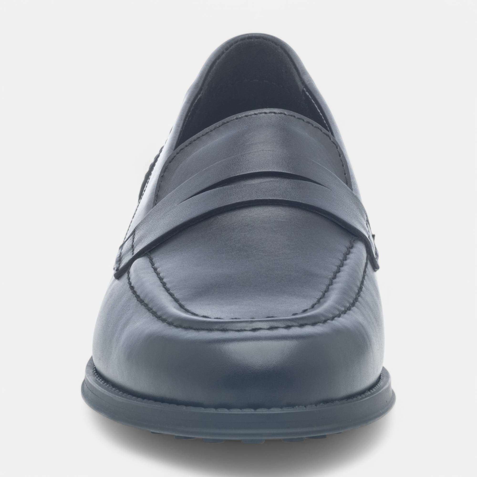 Mocassins Femme en cuir noir
