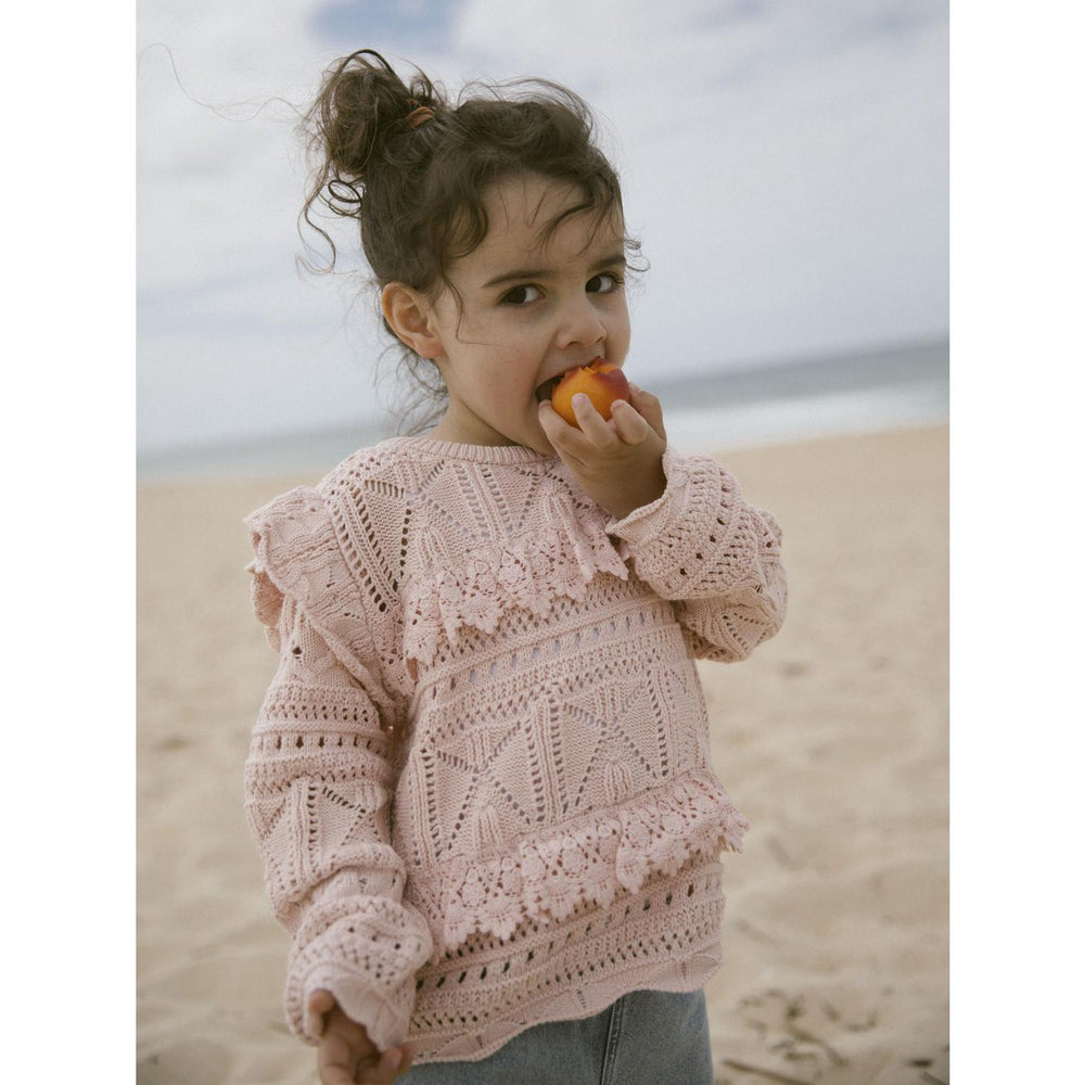 Køb Lil'Atelier Peach Whip Damia Loose Strik
