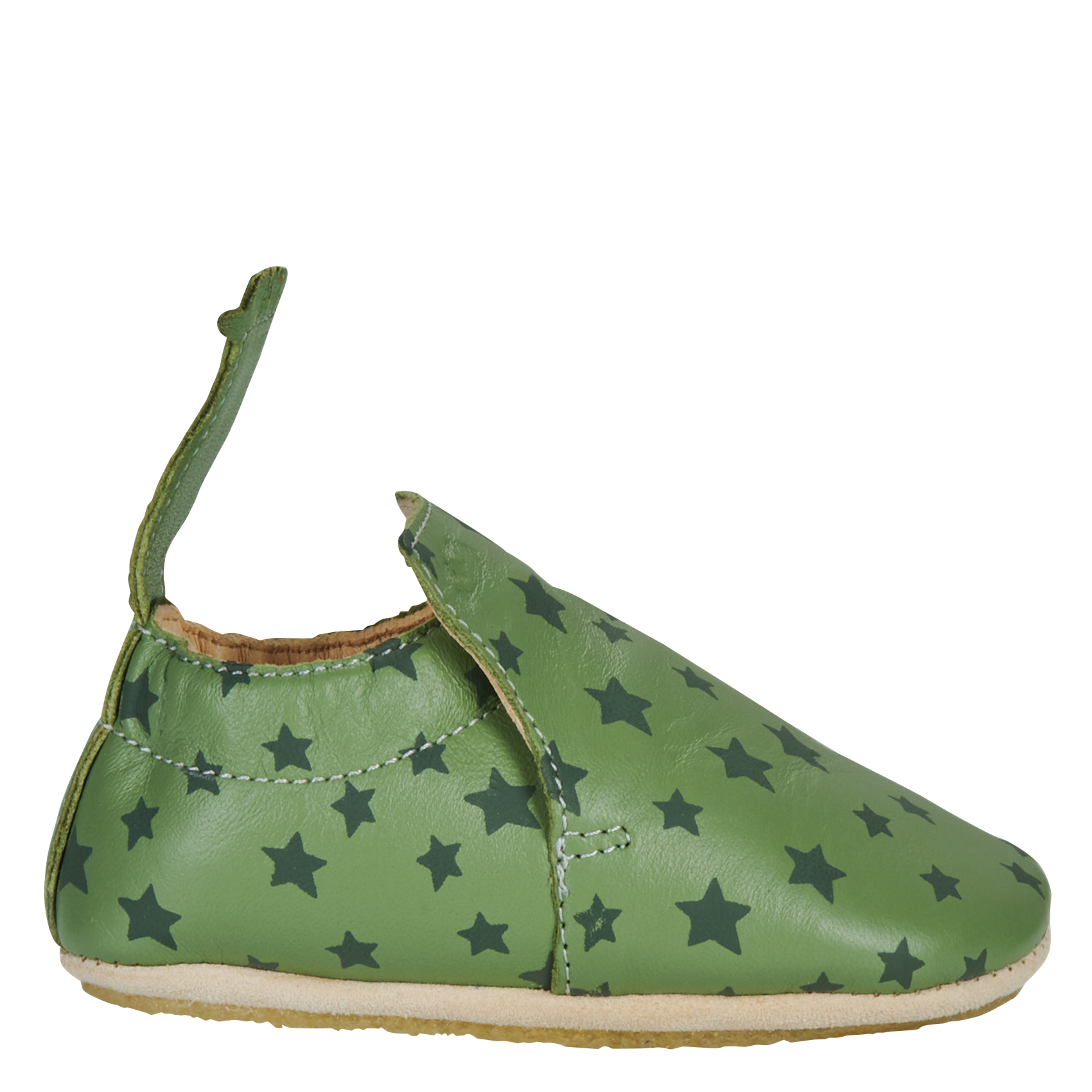 MY BLUBLU - Chaussons en cuir | Kaki