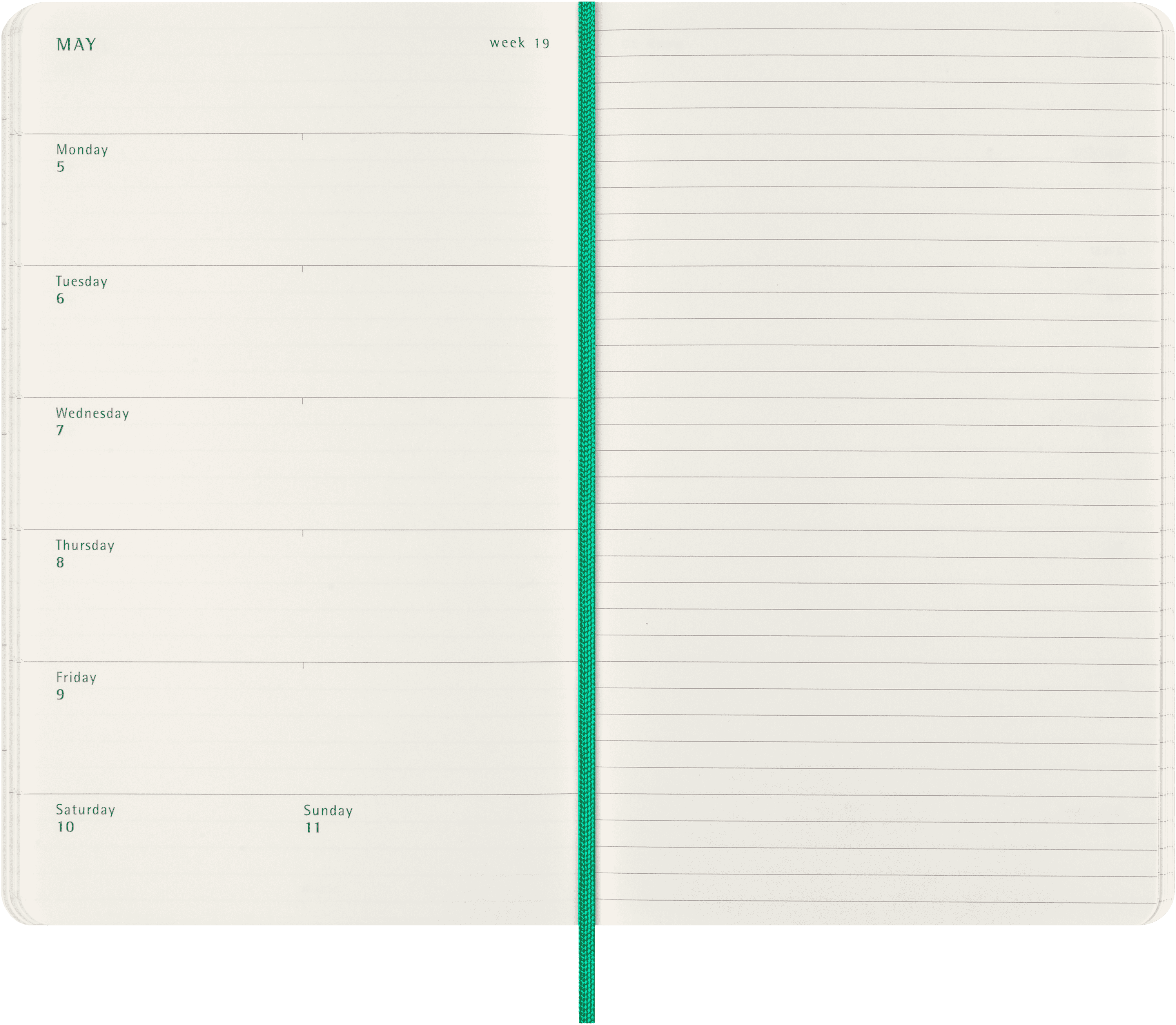 Precious & Ethical Planner 2025 Weekly, 12-Month, Vegan Cover