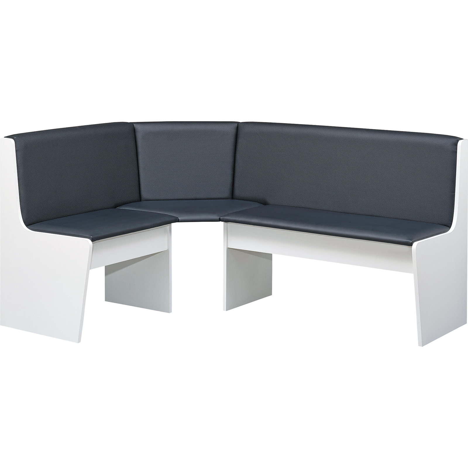 Eckbank-Set Sylt W Dekor weiss