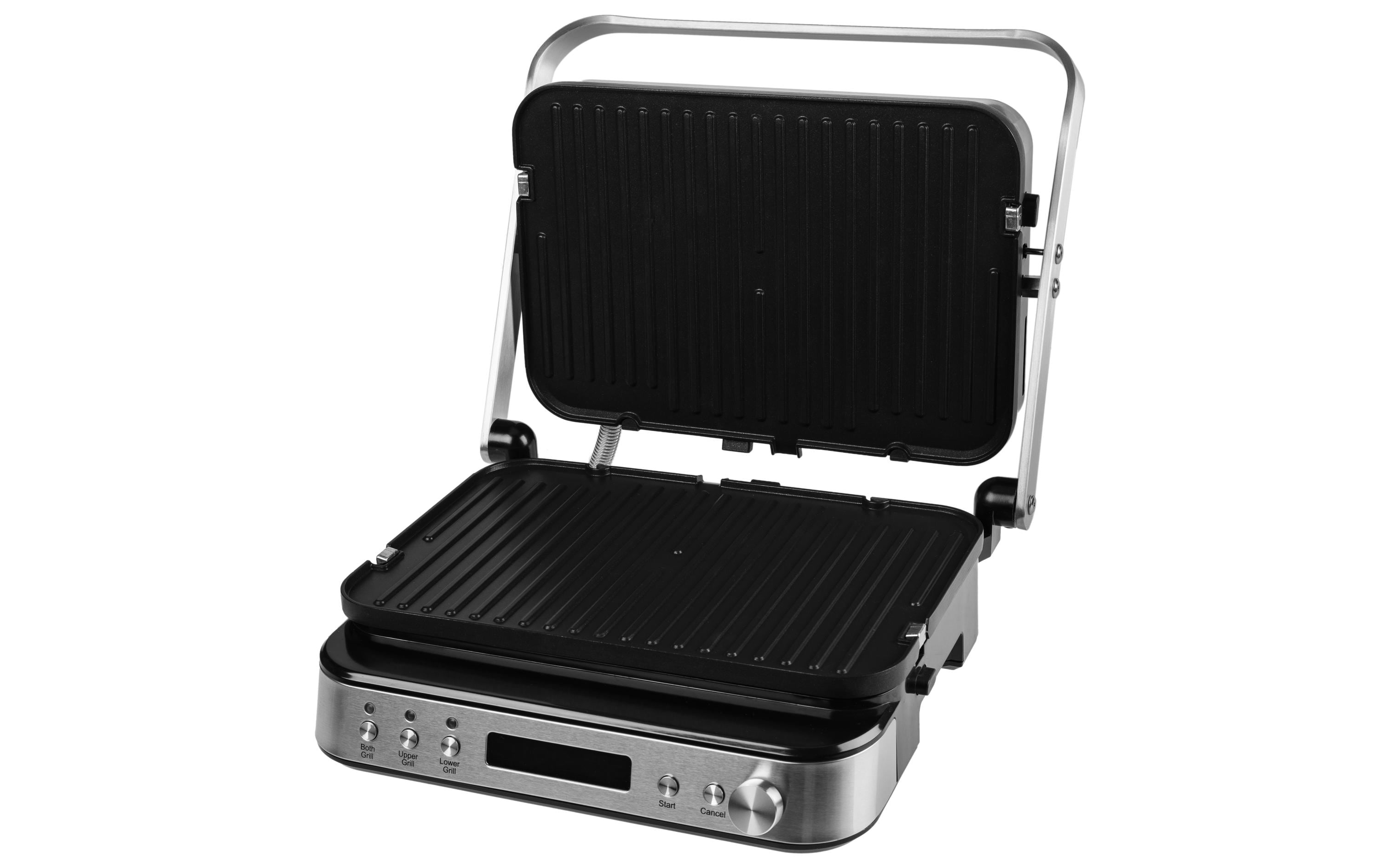 Kontaktgrill 2000 W Stretto<br>Mit auswechselbaren Koch-, Grill- und Waffelplatten