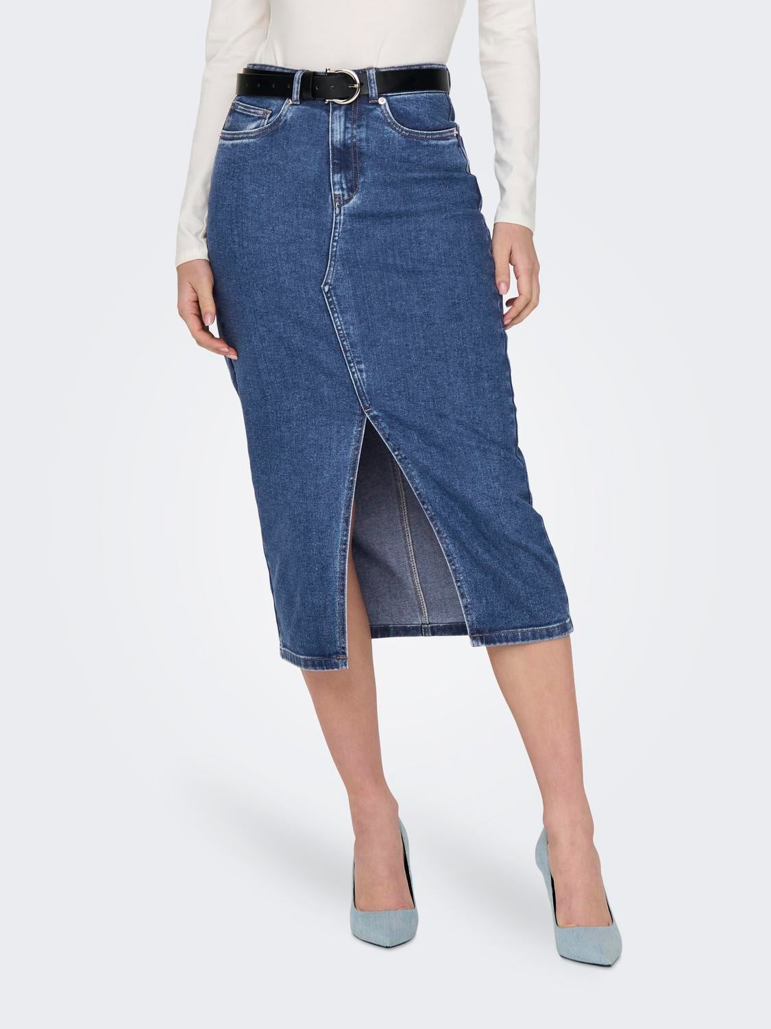 ONLSIRI Jeansrock Medium Blue Denim