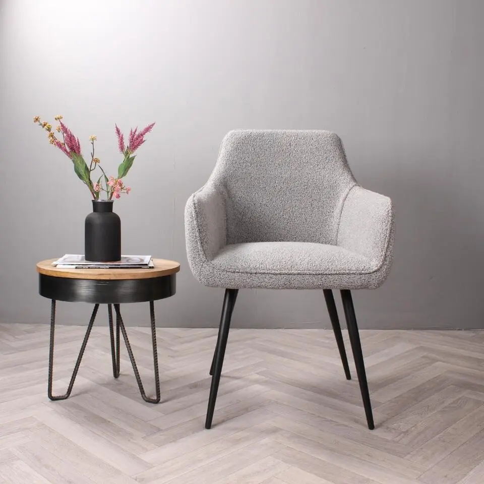 DS4U - Ravi 3.0 eetkamerstoel boucle - grijs