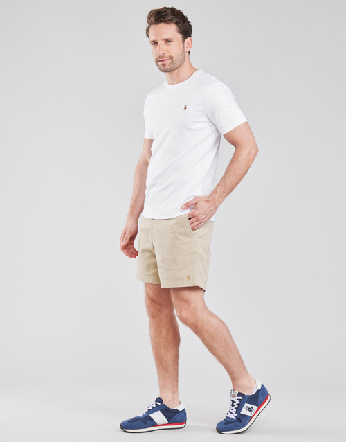 Polo Ralph Lauren - T-SHIRT AJUSTE COL ROND EN PIMA COTON LOGO PONY PLAYER MULTICOLO Blanco
