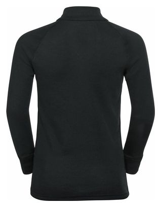 Haut Manches Longues 1/2 Zip Enfant Odlo Active Warm Eco Noir