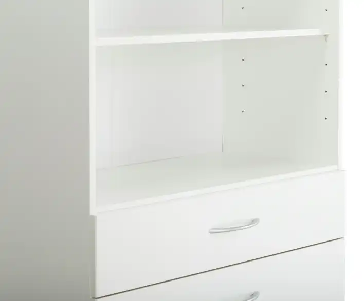 Regal Multischrank-System 80 cm 185 cm Weiß