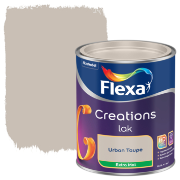 Flexa Creations binnenlak extra mat urban taupe 750 ml