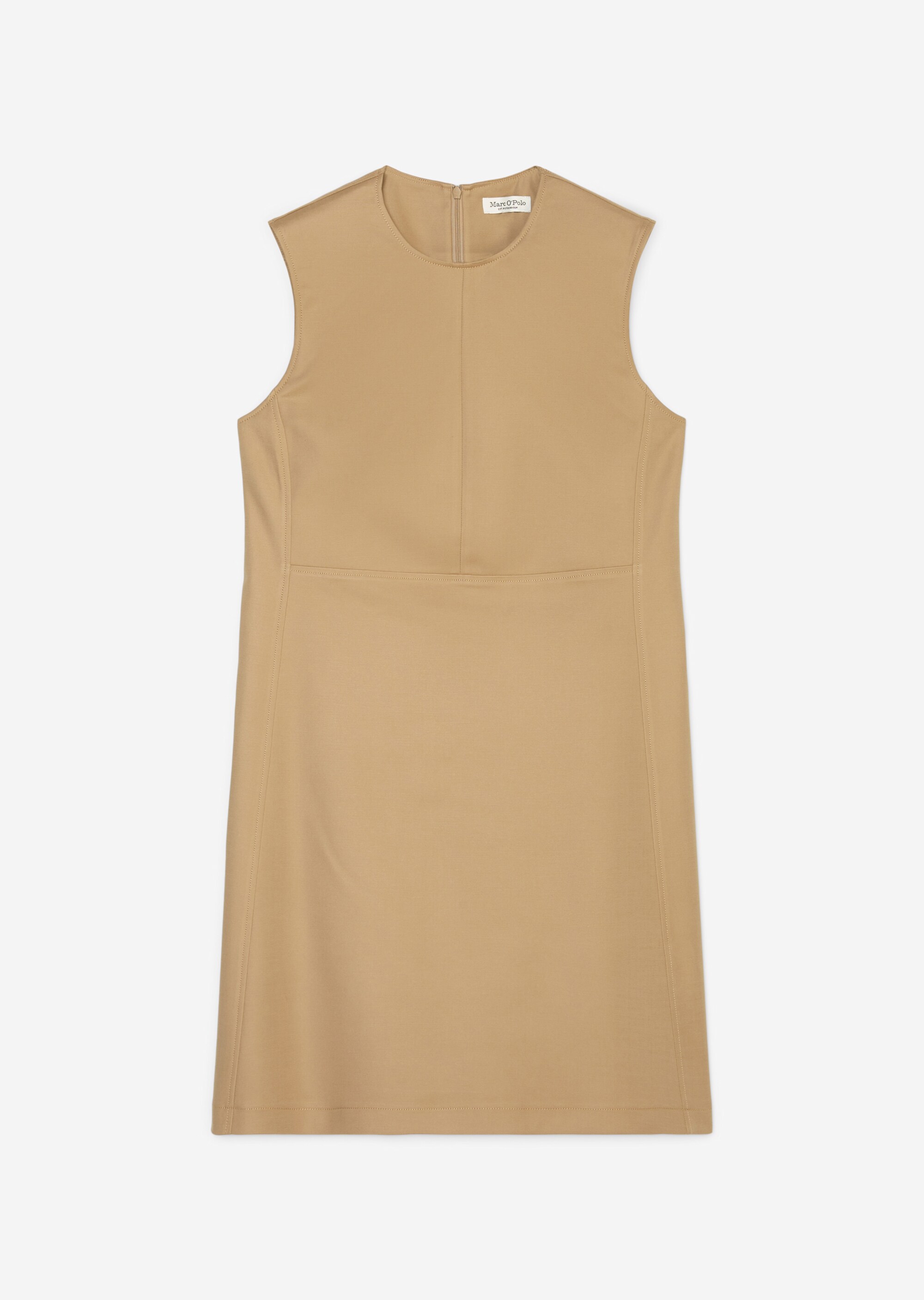 Kurzes Shift-Dress in A-Linie aus Organic-Cotton-Stretch-Viskose-Mix