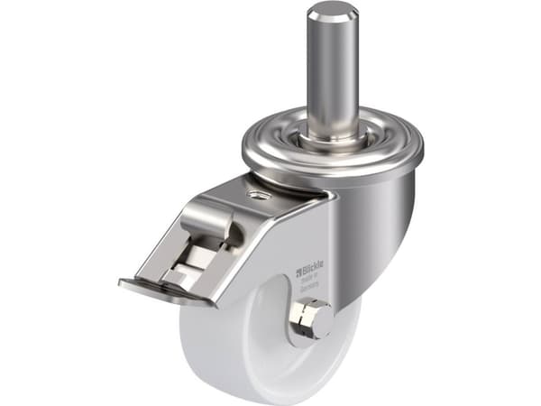 Blickle 584326 LEXZ-PO 75G-FI Styrehjul i rustfrit stål Hjuldiameter: 75 mm Bæreevne (maks.): 150 kg 1 stk