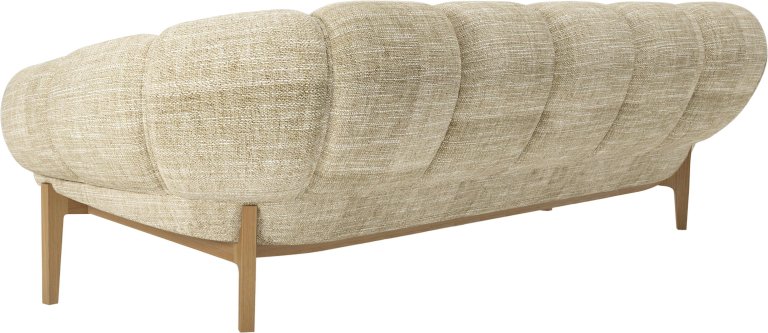Gubi Croissant sofa eiken, Dedar Smila T1902