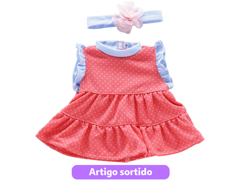O OUTFIT DO BEBÉ ONE TWO FUN 30-35CM MODELOS SORTIDOS