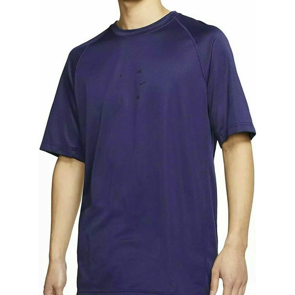 Nike T-shirt de Running Bleu Foncé Homme Nike Knit