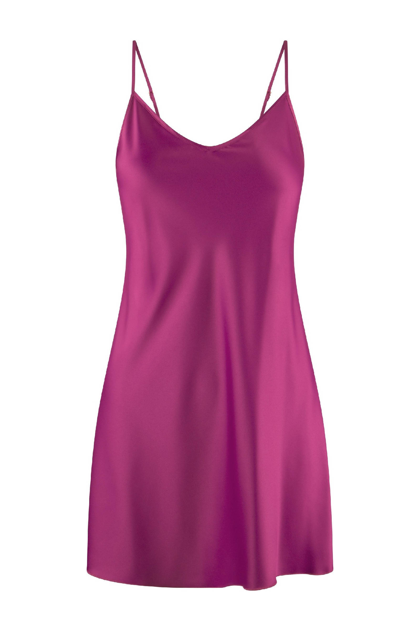 LingaDore satijnen slipdress Daily fuchsia